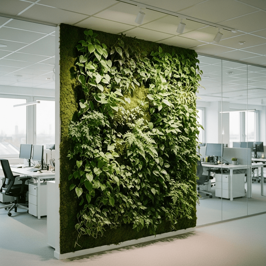 Vertikale Pflanzenwand