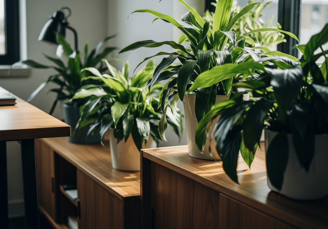 Büro Deko Pflanzen